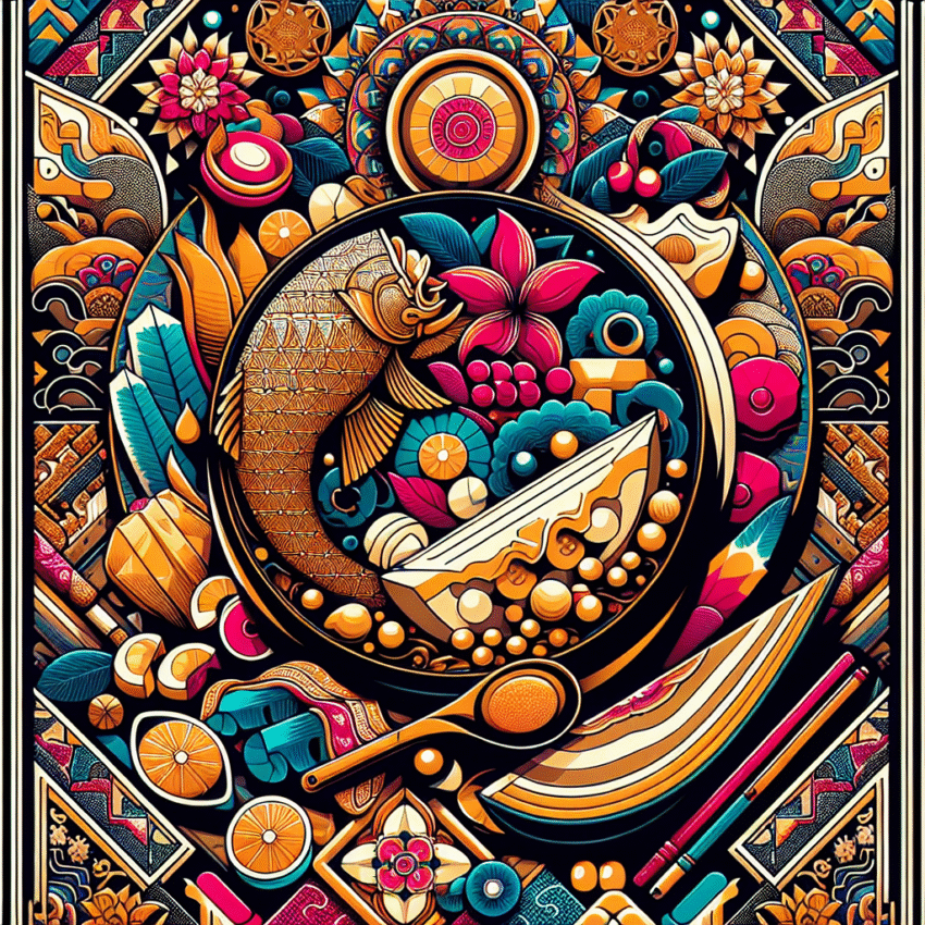 Keindahan dan Keunikan Poster Makanan Tradisional Indonesia yang Memukau.