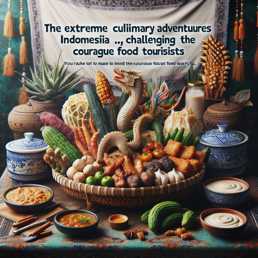 Kuliner Ekstrem Khas Indonesia yang Menantang Nyali Penggemar Wisata Makan