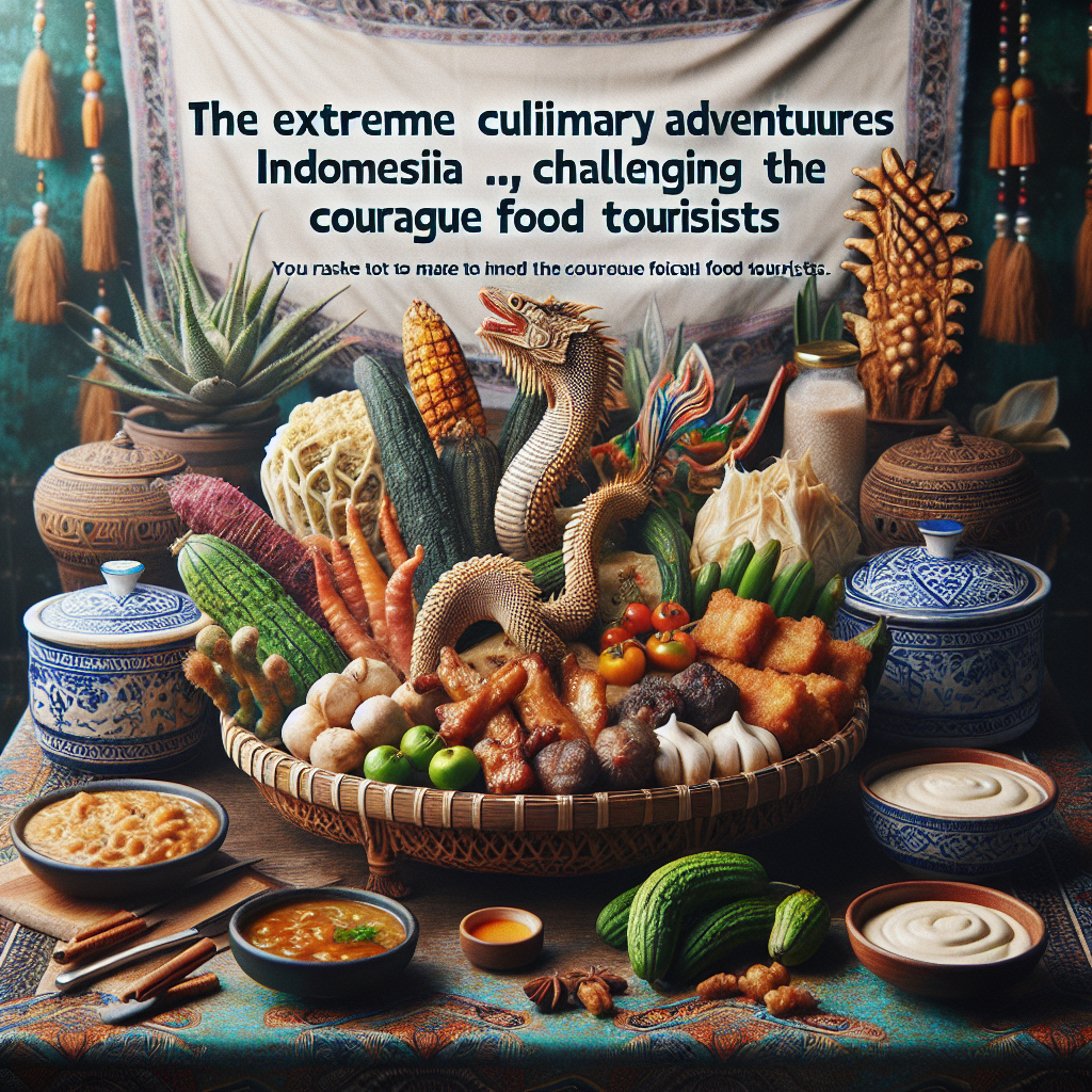 Kuliner Ekstrem Khas Indonesia yang Menantang Nyali Penggemar Wisata Makan