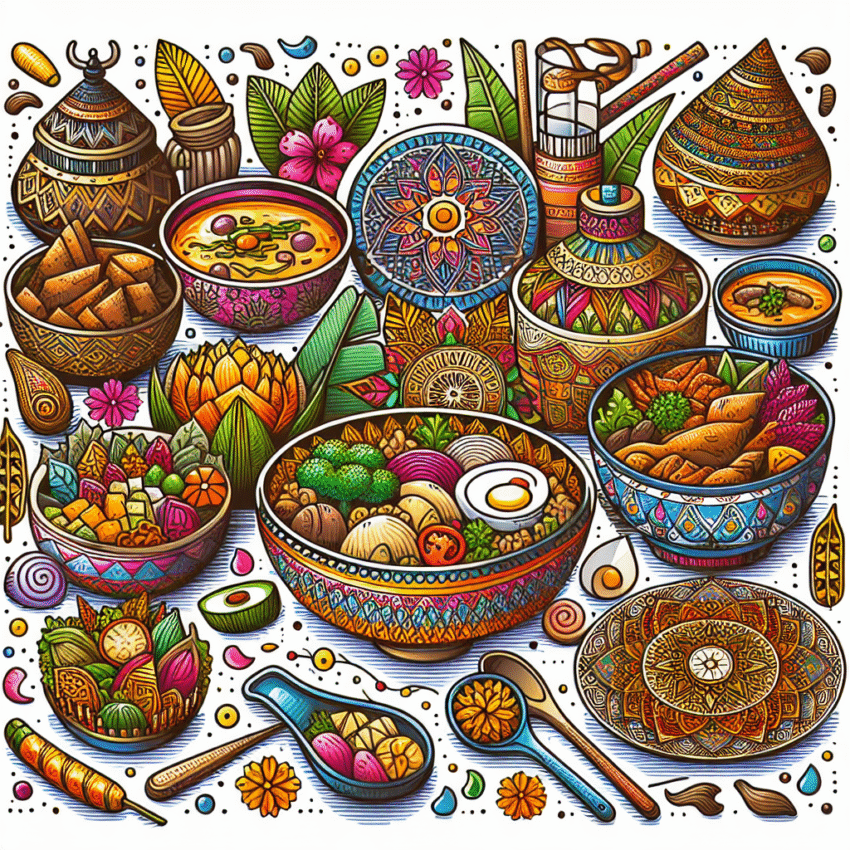 Mewarnai Gambar Makanan Tradisional Indonesia: Menjaga Warisan Budaya