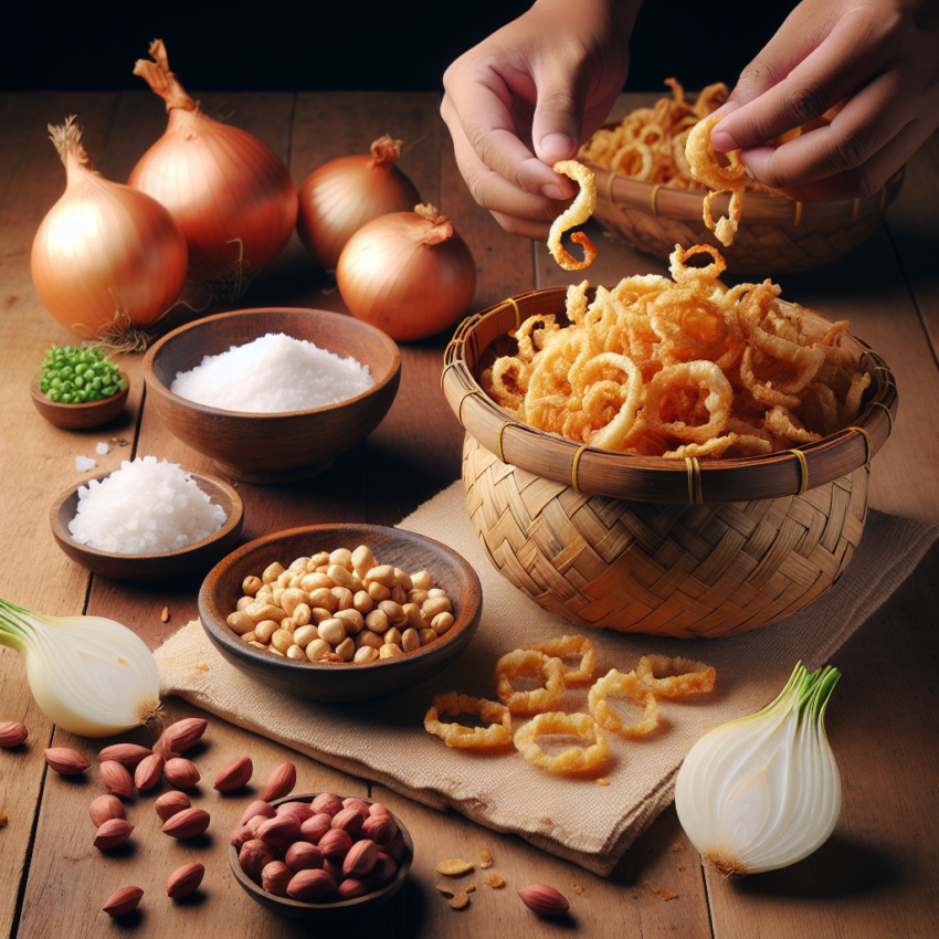 Resep Kacang Bawang Renyah Menggunakan Santan untuk Camilan Lezat