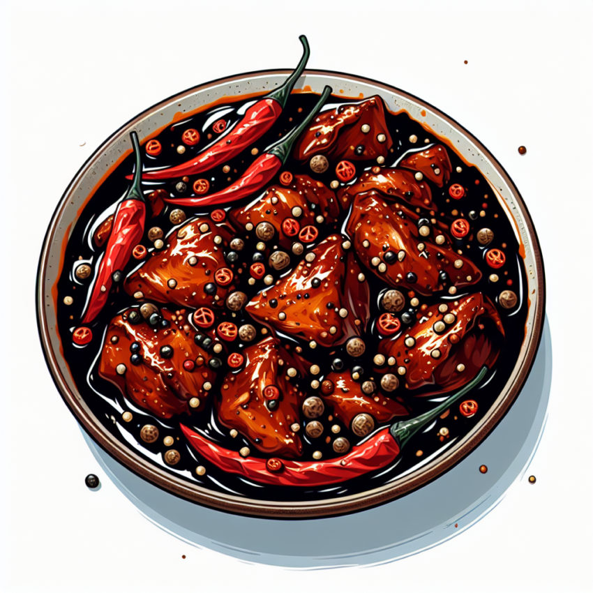 Resep Ayam Lada Hitam Saori: Nikmati Sensasi Pedas dan Gurih yang