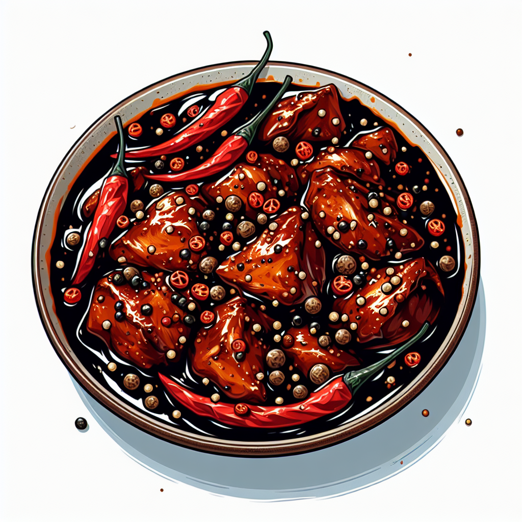 Resep Ayam Lada Hitam Saori: Nikmati Sensasi Pedas dan Gurih yang