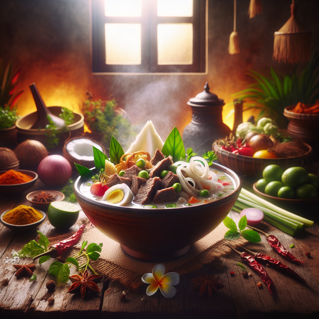 Resep Soto Daging Santan: Cara Membuat Soto yang Gurih dan Kaya Rasa